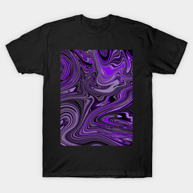 Magenta Marble T-Shirt by Aesir_Artwork